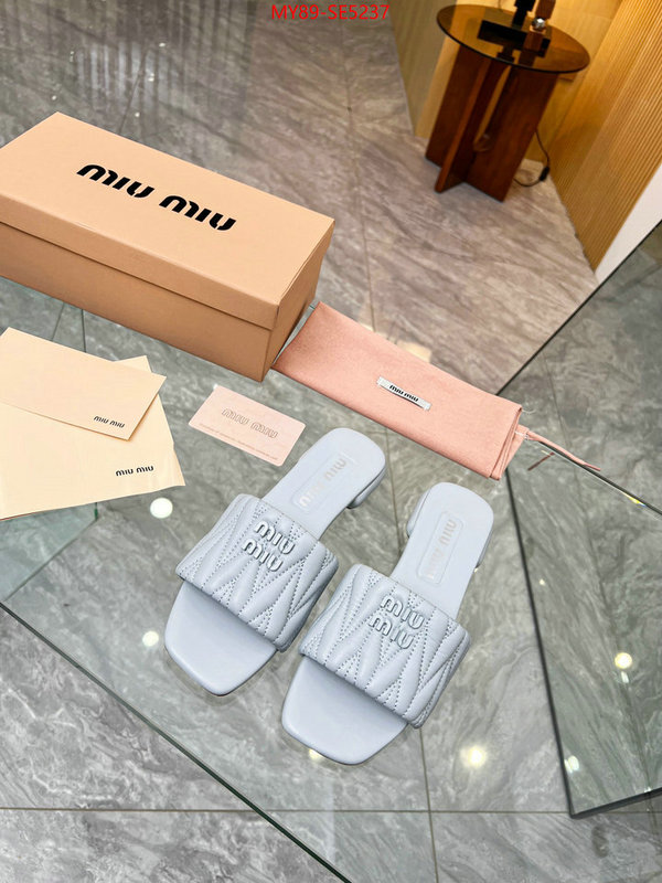 Women Shoes-Miu Miu,designer 7 star replica ID: SE5237,$: 89USD