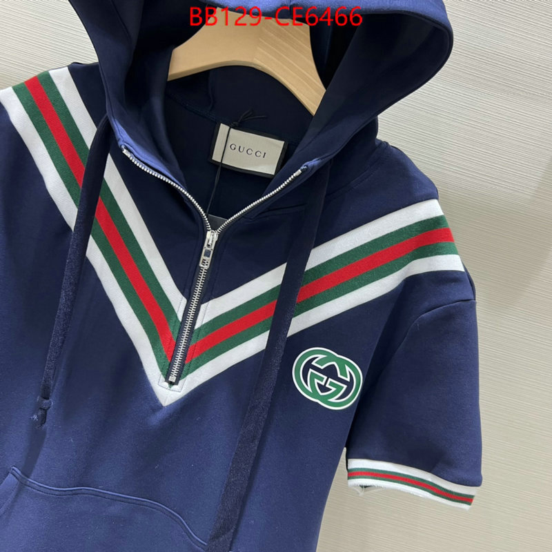 Clothing-Gucci,knockoff ID: CE6466,$: 129USD