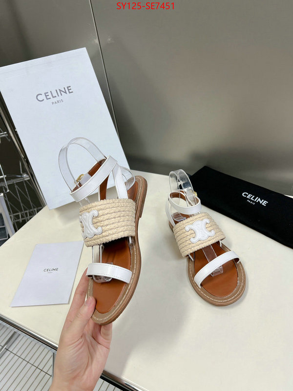 Women Shoes-CELINE,high quality ID: SE7451,$: 125USD