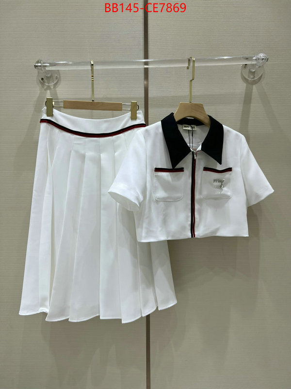 Clothing-MIU MIU,top designer replica ID: CE7869,$: 145USD