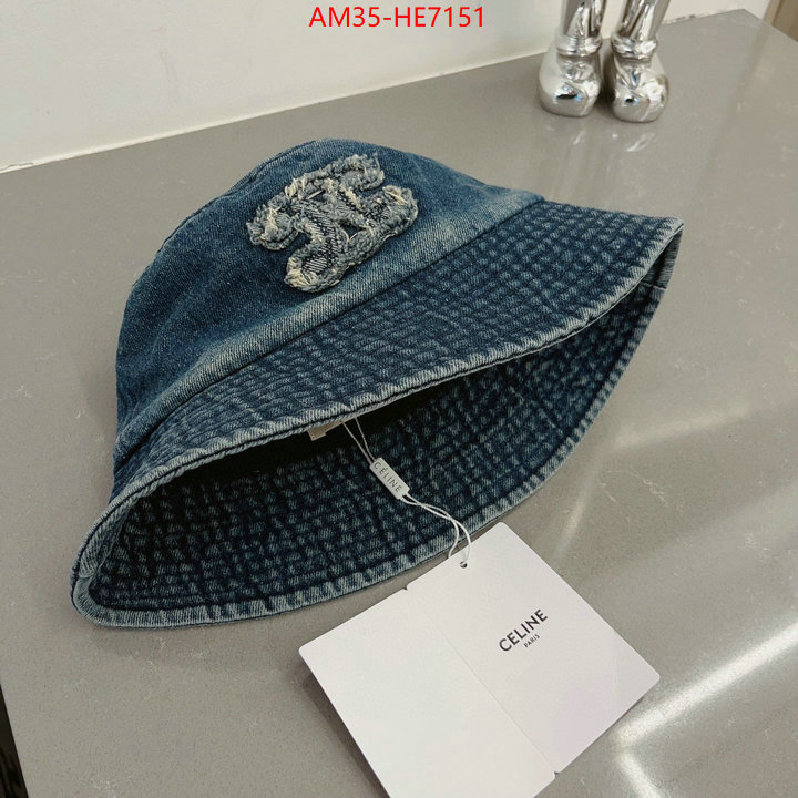 Cap (Hat)-Celine,aaaaa replica designer ID: HE7151,$: 35USD