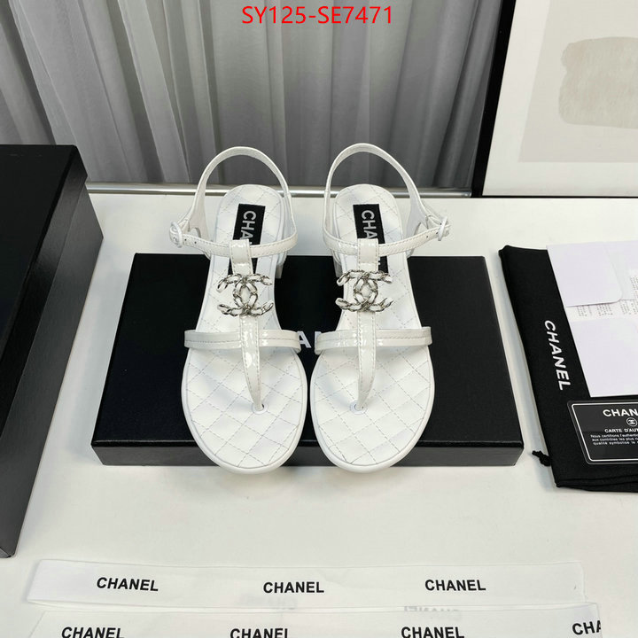 Women Shoes-Chanel,top fake designer ID: SE7471,$: 125USD