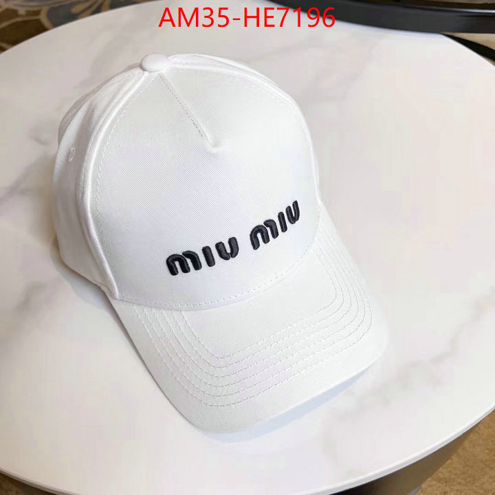 Cap (Hat)-Miu Miu,cheap high quality replica ID: HE7196,$: 35USD