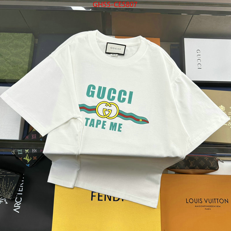 Clothing-Gucci,website to buy replica ID: CE5807,$: 55USD