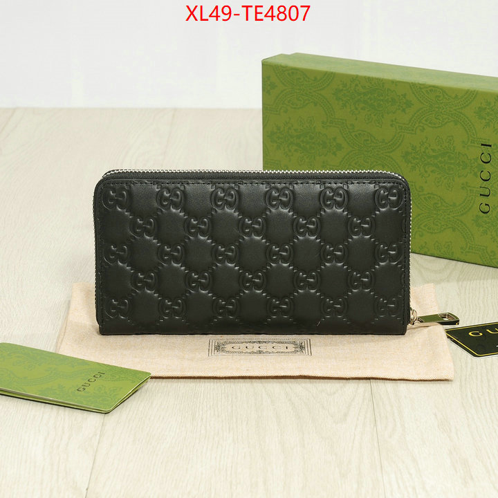 Gucci Bags(4A)-Wallet-,buying replica ID: TE4807,$: 49USD