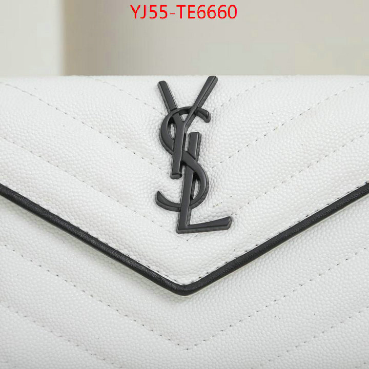 YSL Bag(4A)-Wallet-,7 star quality designer replica ID: TE6660,$: 55USD