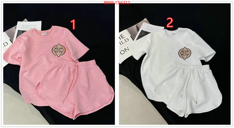 Clothing-Chanel,mirror quality ID: CE6312,$: 99USD