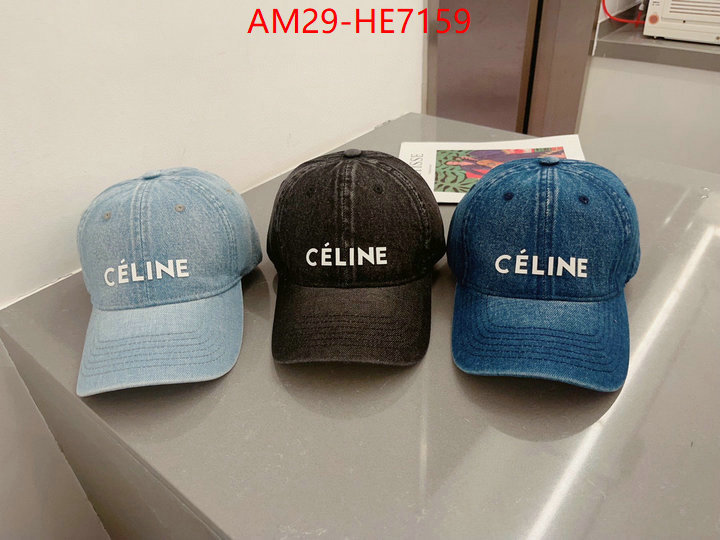 Cap (Hat)-Celine,where can you buy replica ID: HE7159,$: 29USD