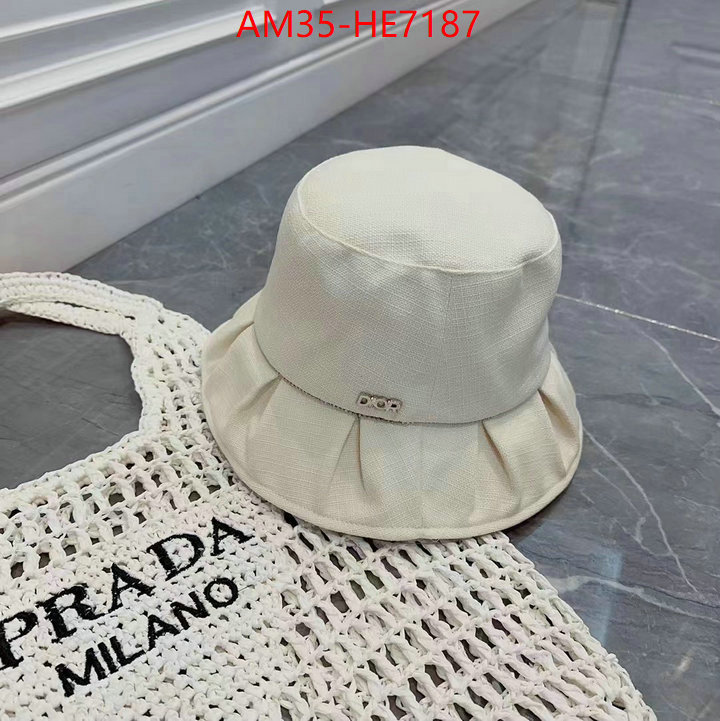 Cap (Hat)-Dior,top brands like ID: HE7187,$: 35USD