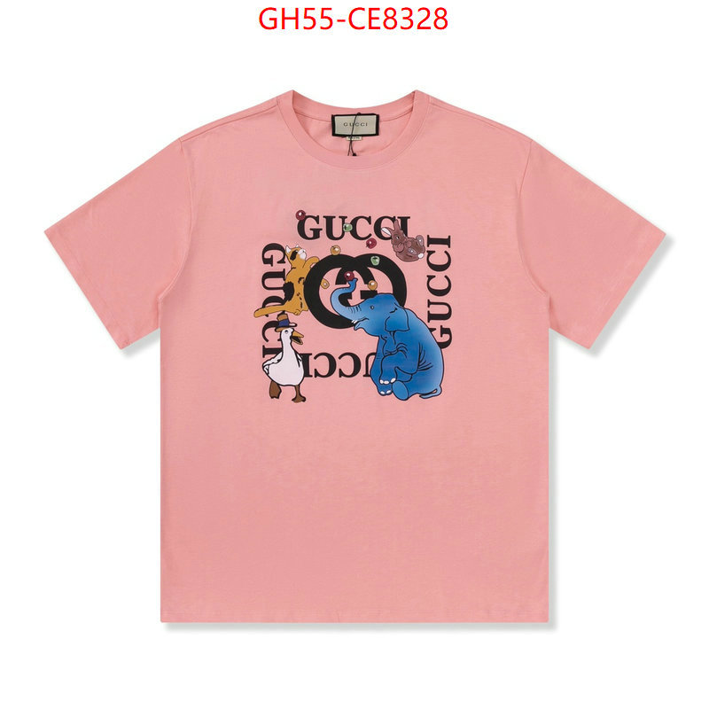 Clothing-Gucci,highest quality replica ID: CE8328,$: 55USD