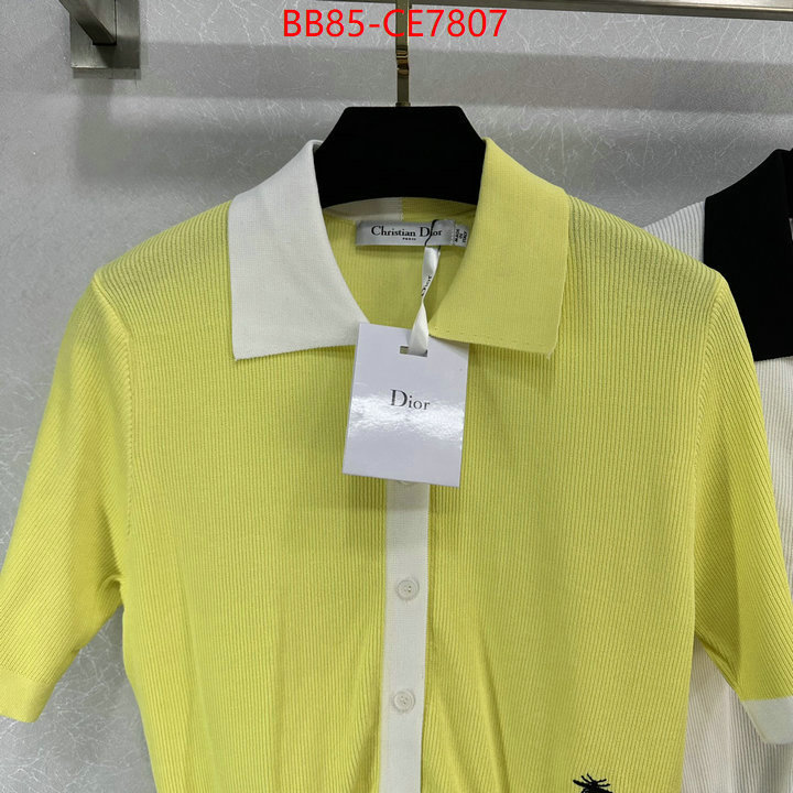 Clothing-Dior,replcia cheap ID: CE7807,$: 85USD