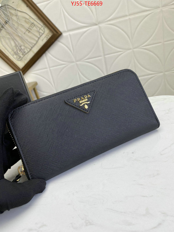 Prada Bags(4A)-Wallet,is it ok to buy replica ID: TE6669,$: 55USD