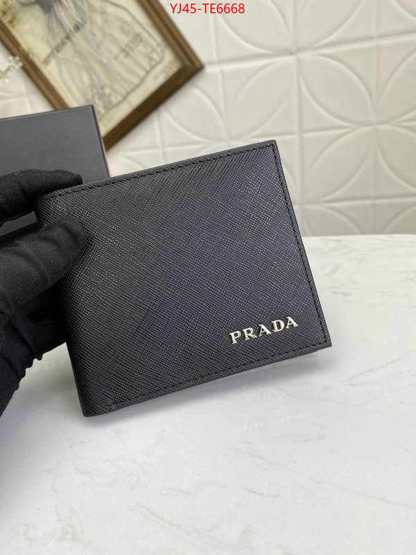 Prada Bags(4A)-Wallet,where to find the best replicas ID: TE6668,$: 45USD