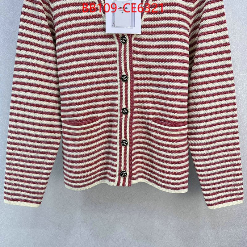 Clothing-Chanel,high quality online ID: CE6321,$: 109USD