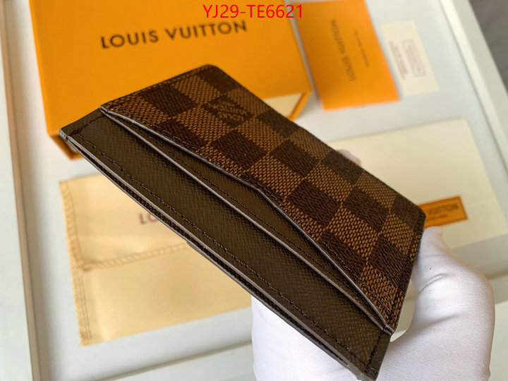 LV Bags(4A)-Wallet,sale outlet online ID: TE6621,$: 29USD