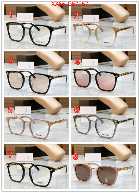 Glasses-Chanel,high quality aaaaa replica ID: GE7967,$: 65USD