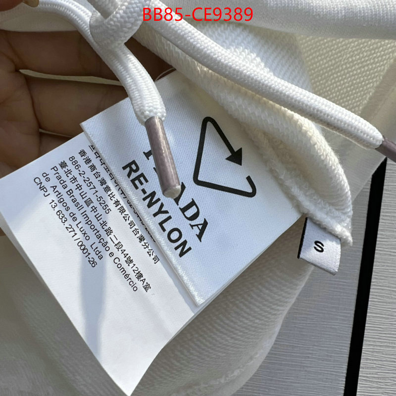 Clothing-Prada,best designer replica ID: CE9389,$: 85USD