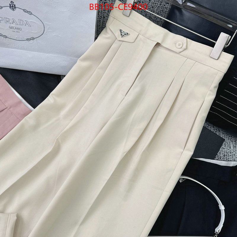 Clothing-Prada,replica aaaaa designer ID: CE9400,$: 105USD