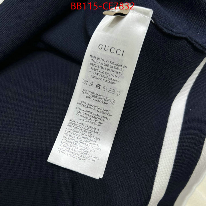 Clothing-Gucci,replica sale online ID: CE7832,$: 115USD