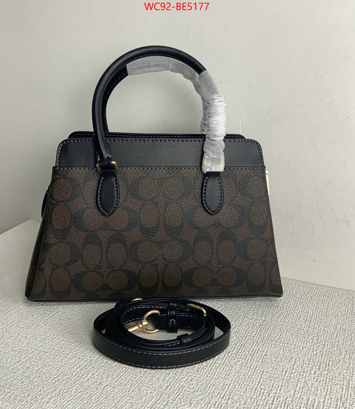 Coach Bags(4A)-Handbag-,buy top high quality replica ID: BE5177,$: 92USD