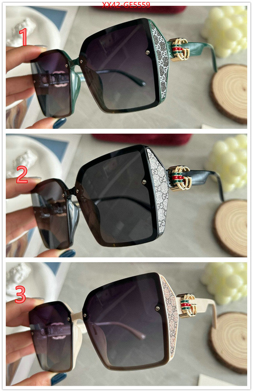 Glasses-Gucci,wholesale designer shop ID: GE5559,$: 42USD