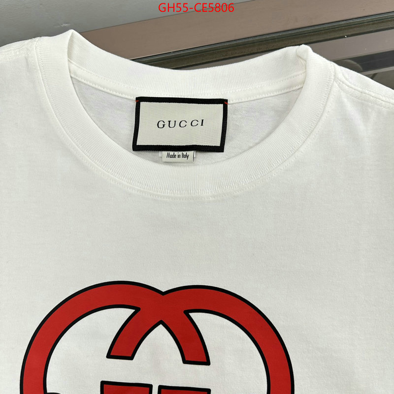 Clothing-Gucci,can you buy knockoff ID: CE5806,$: 55USD