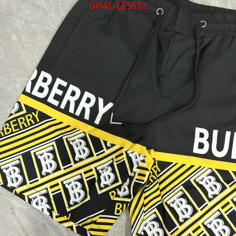 Clothing-Burberry,the best quality replica ID: CE5652,$: 45USD