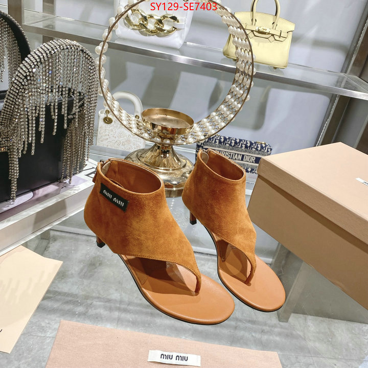 Women Shoes-Miu Miu,buy the best replica ID: SE7403,$: 129USD