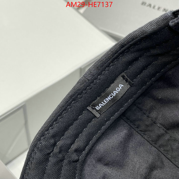 Cap (Hat)-Balenciaga,best quality designer ID: HE7137,$: 29USD