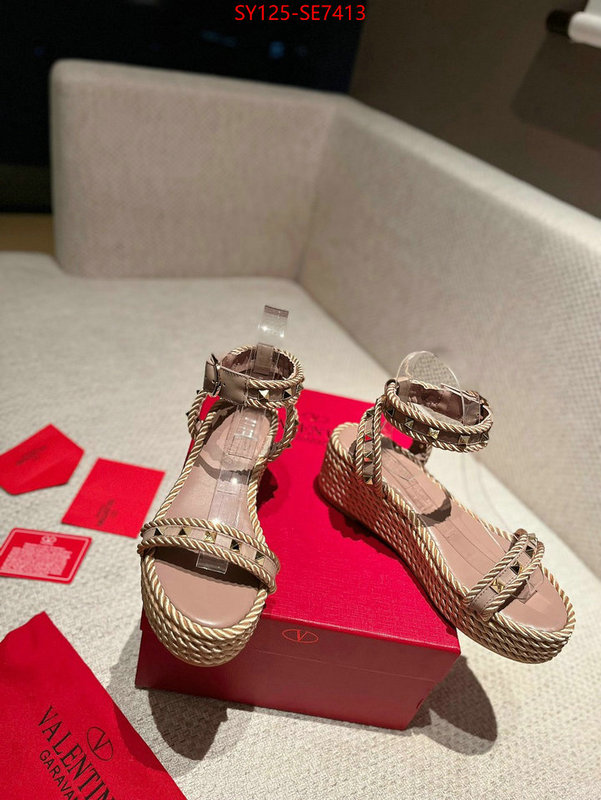 Women Shoes-Valentino,wholesale replica ID: SE7413,$: 125USD