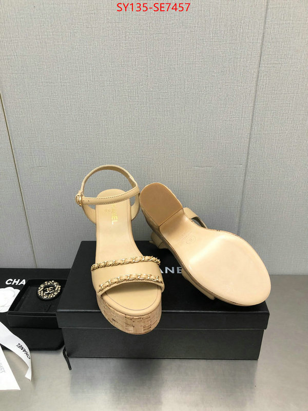 Women Shoes-Chanel,designer 1:1 replica ID: SE7457,$: 135USD