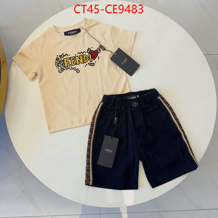 Kids clothing-Fendi,designer 1:1 replica ID: CE9483,$: 45USD