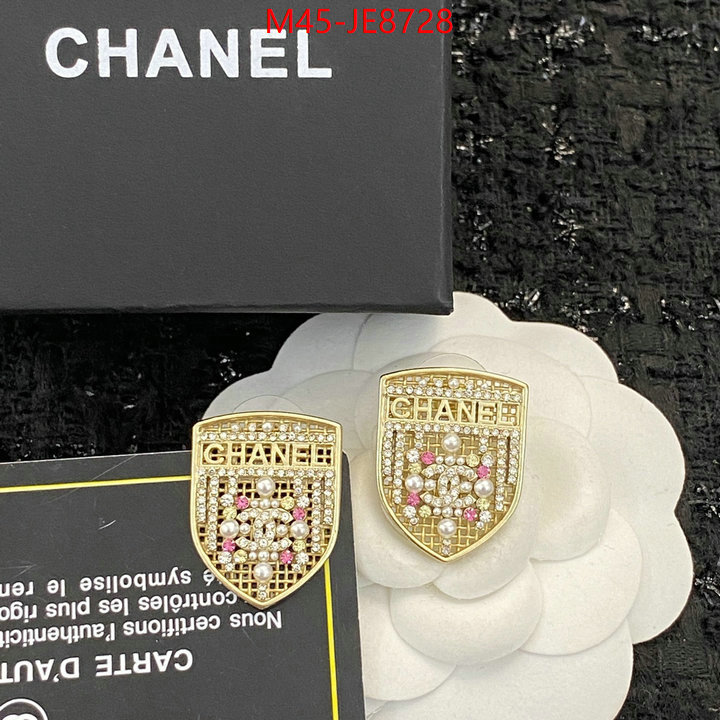 Jewelry-Chanel,replica 2023 perfect luxury ID: JE8728,$: 45USD