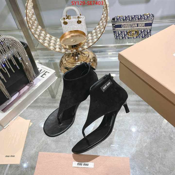 Women Shoes-Miu Miu,buy the best replica ID: SE7403,$: 129USD