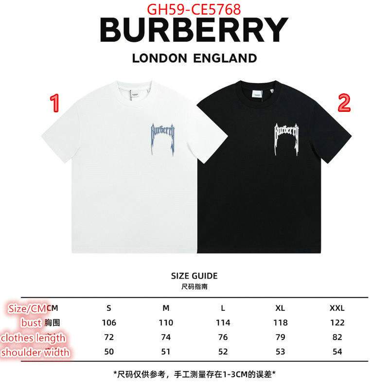 Clothing-Burberry,shop the best high quality ID: CE5768,$: 59USD