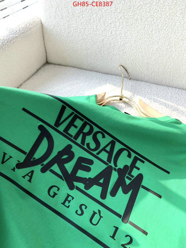 Clothing-Versace,cheap replica ID: CE8387,$: 85USD