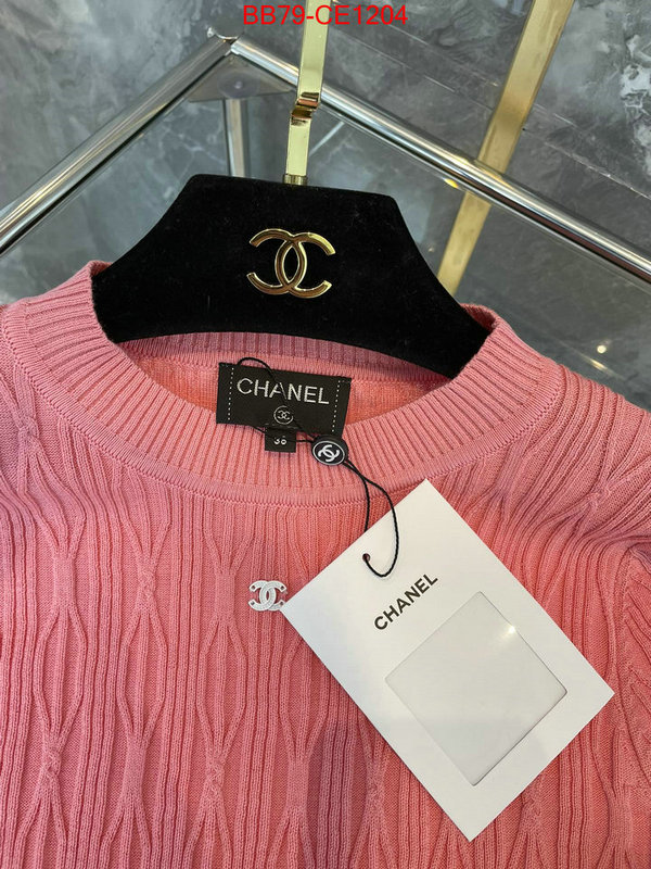 Clothing-Chanel,the highest quality fake ID: CE1204,$: 79USD