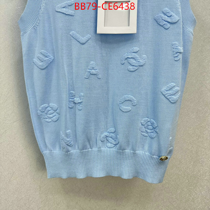 Clothing-Chanel,customize best quality replica ID: CE6438,$: 79USD