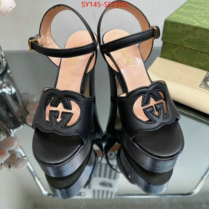 Women Shoes-Gucci,aaaaa replica designer ID: SE7375,$: 145USD