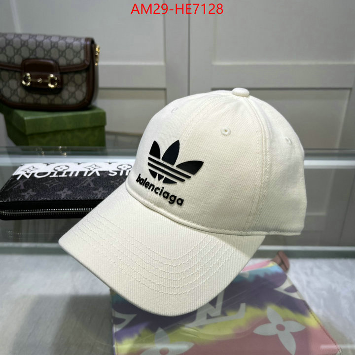 Cap (Hat)-Balenciaga,only sell high-quality ID: HE7128,$: 29USD