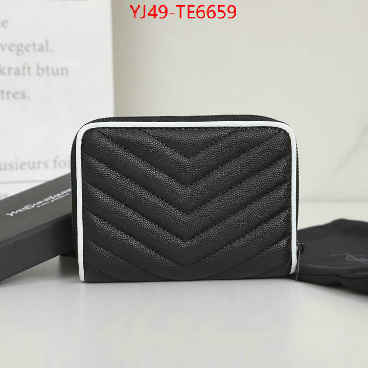 YSL Bag(4A)-Wallet-,best designer replica ID: TE6659,$: 49USD