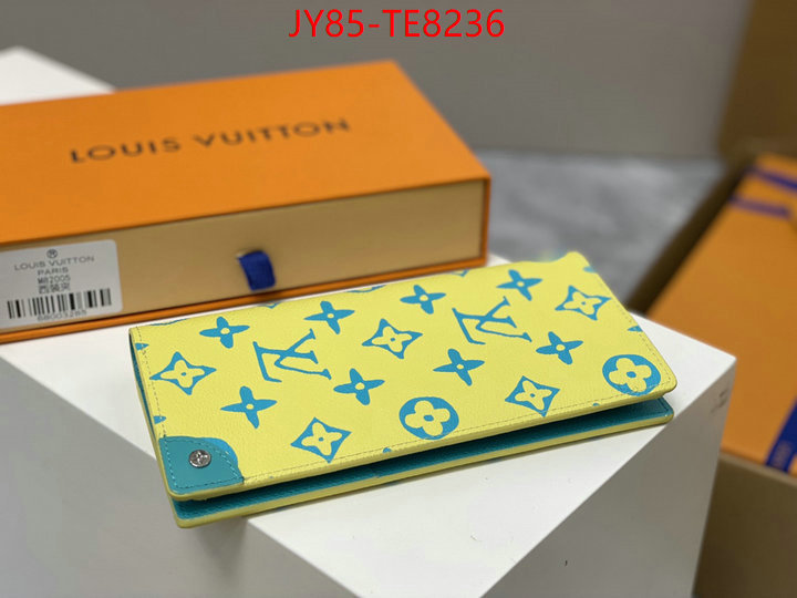 LV Bags(TOP)-Wallet,luxury cheap ID: TE8236,$: 85USD