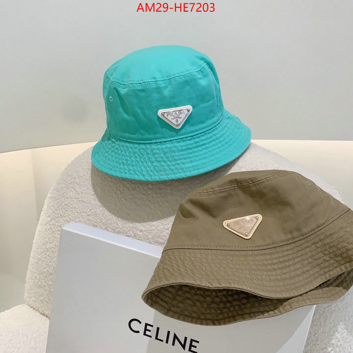 Cap (Hat)-Prada,where to buy replicas ID: HE7203,$: 29USD