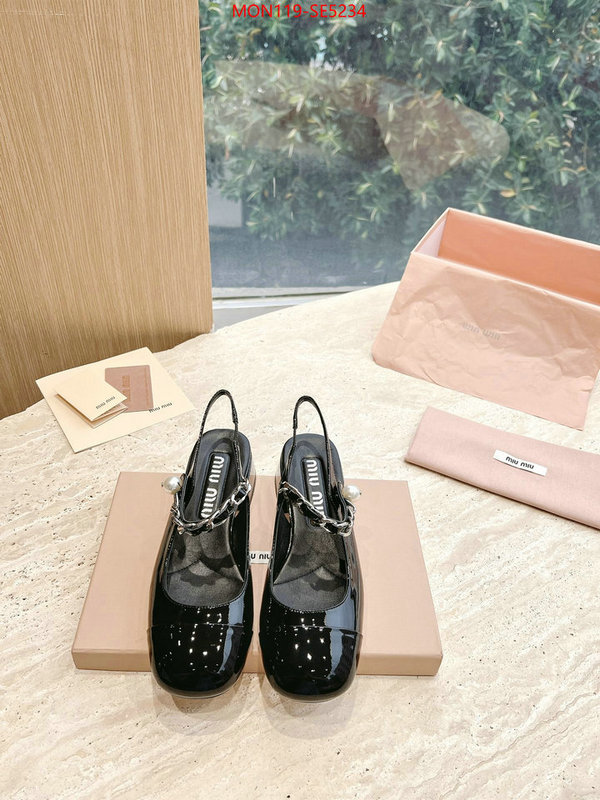 Women Shoes-Miu Miu,only sell high-quality ID: SE5234,$: 119USD