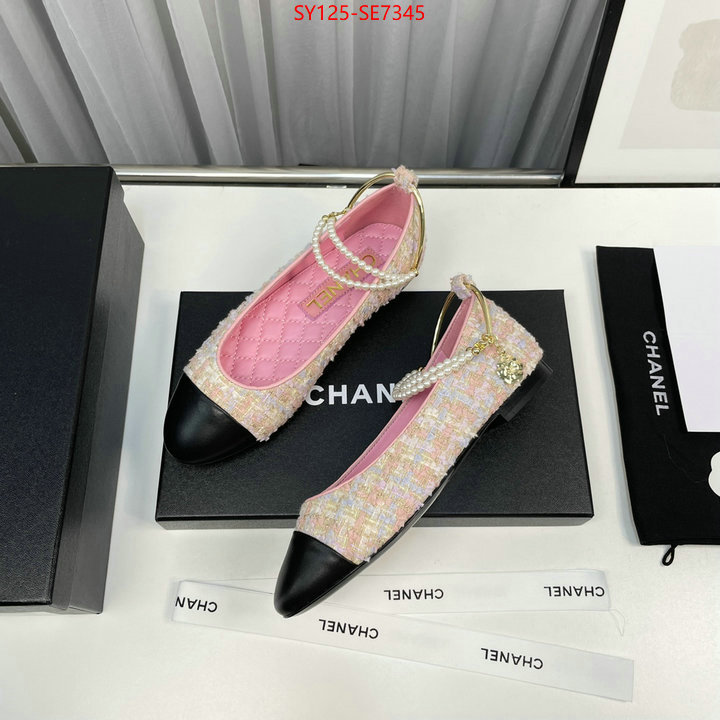 Women Shoes-Chanel,replica 1:1 ID: SE7345,$: 125USD