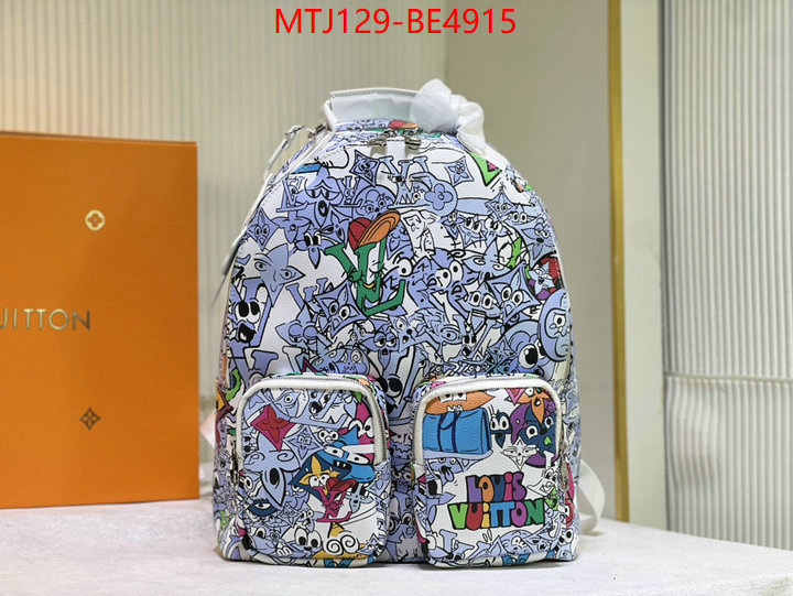 LV Bags(4A)-Backpack-,top designer replica ID: BE4915,$: 129USD