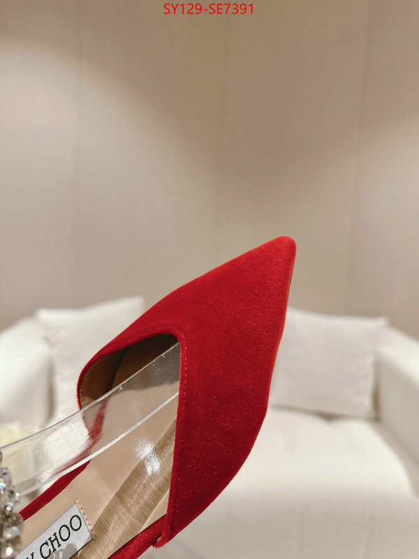 Women Shoes-Jimmy Choo,mirror copy luxury ID: SE7391,$: 129USD