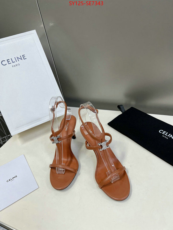 Women Shoes-CELINE,buying replica ID: SE7343,$: 125USD