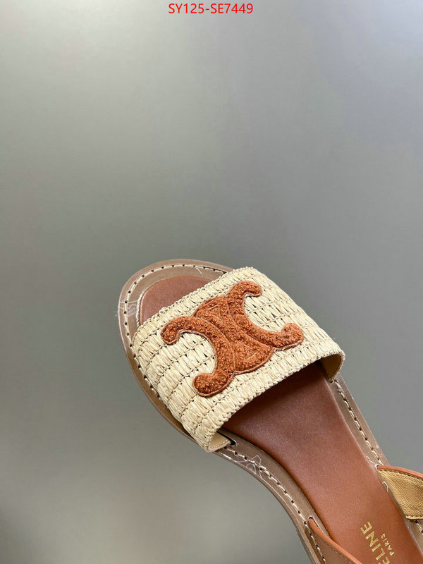 Women Shoes-CELINE,shop the best high authentic quality replica ID: SE7449,$: 125USD