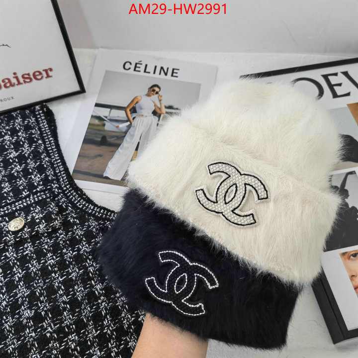 Cap (Hat)-Chanel,buy best high-quality ID: HW2991,$: 29USD